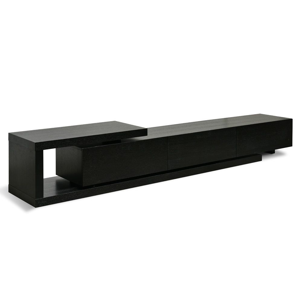 CTV2390-BB Lowline 2.4-3.07m Entertainment TV Unit - Full Black
