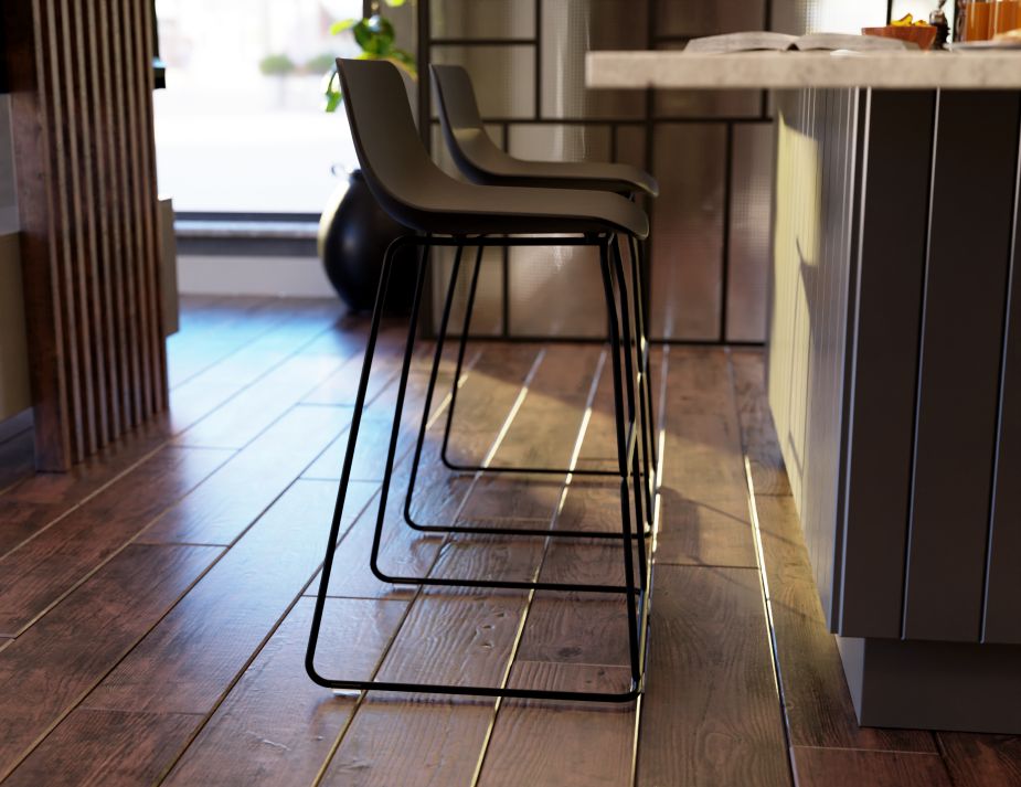 Umbria Stool - Black - Black Shell