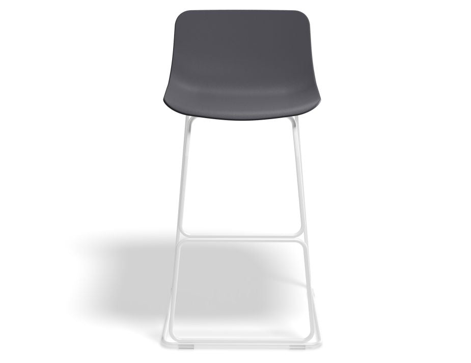 Umbria Stool - White - Grey Shell