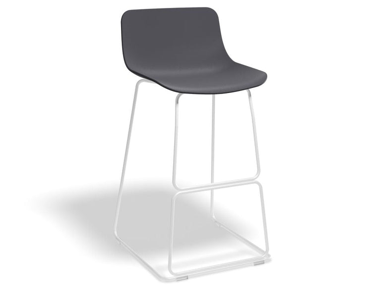 Umbria Stool - White - Grey Shell