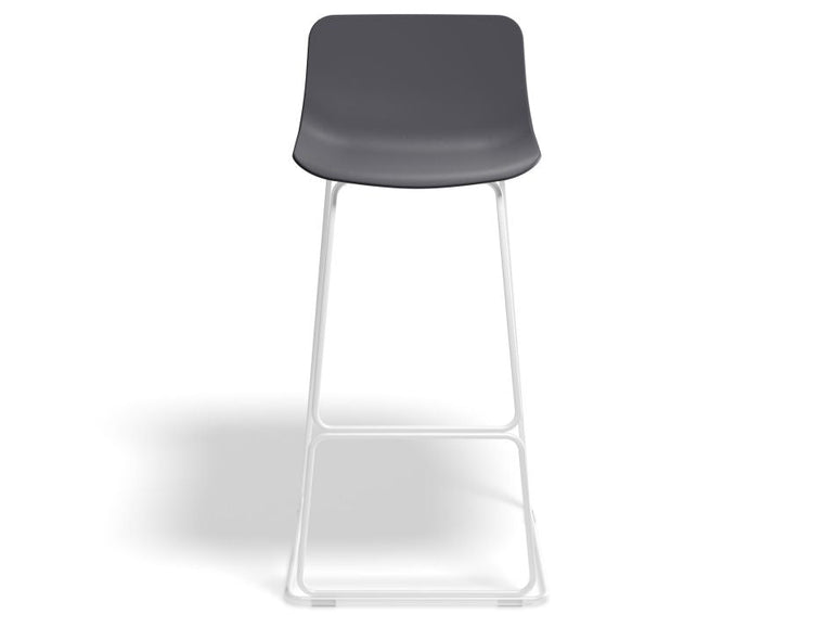 Umbria Stool - White - Grey Shell