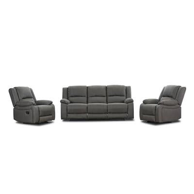 Captain Fabric Recliner Suite 3 Piece Sofa Set