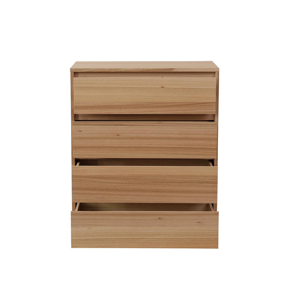 Brayden Drawer Messmate Timber Tallboy - Natural