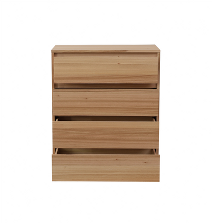 Brayden Drawer Messmate Timber Tallboy - Natural