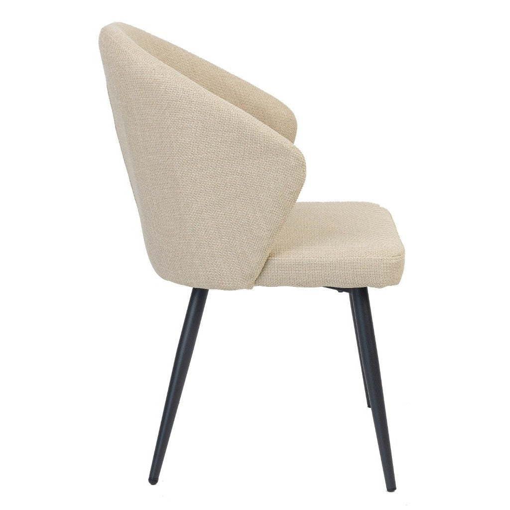 Flick Fabric Cafe Dining Chair