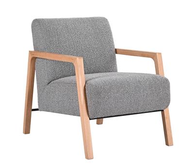 Michonne Fabric Armchair - Grey