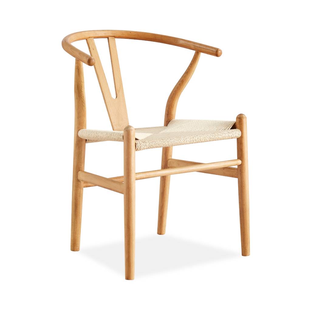 Replica Hans Wegner Arc Wishbone Dining Cafe Chair