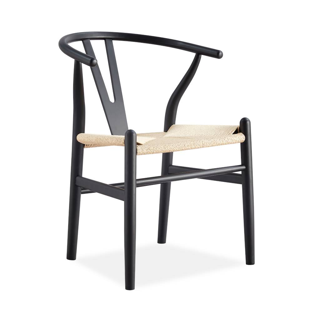 Replica Hans Wegner Arc Wishbone Dining Cafe Chair