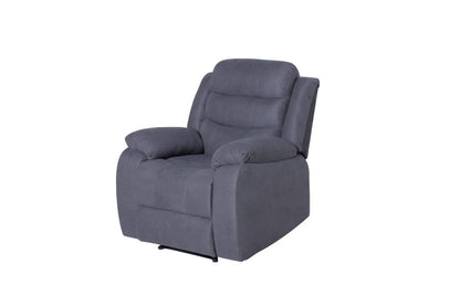 Apollo Fabric Recliner Sofa Set - Medium Grey