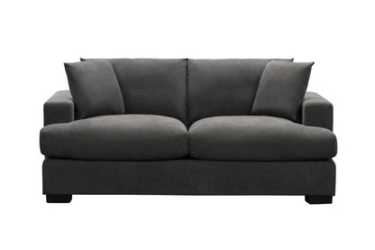Hastings 2 Seater Fabric Sofa - Dark Grey