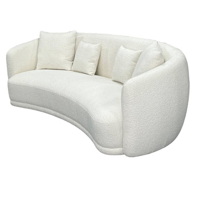 Annika Boucle Fabric Sofa