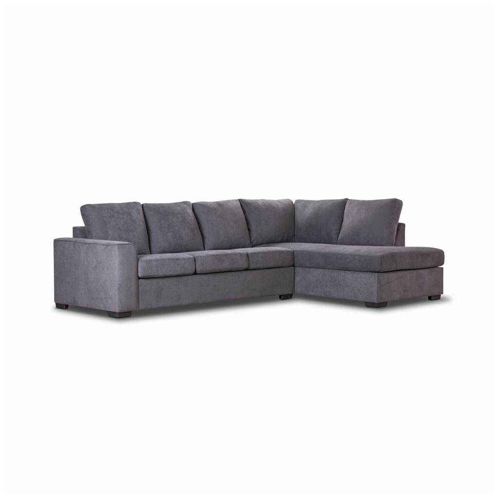 Kristie 3 Seater Fixed Fabric Sofa with Chaise