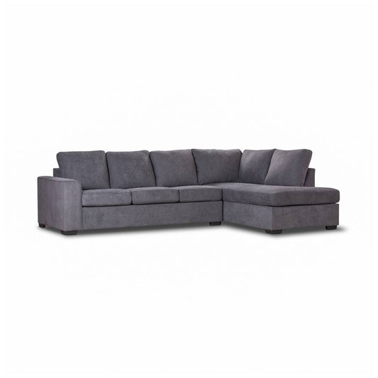 Kristie 3 Seater Fixed Fabric Sofa with Chaise