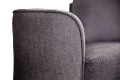 Kristie 3 Seater Fixed Fabric Sofa with Chaise