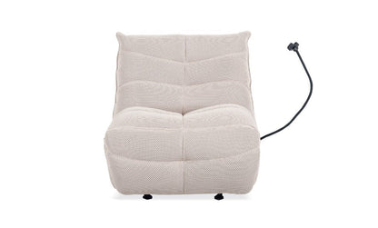 Sylvia Game Chair with Power Recliner - Beige