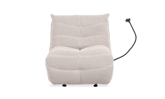 Sylvia Game Chair with Power Recliner - Beige