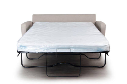 Zoe 2 Seater Double Sofa Bed with Mattress - Taupe