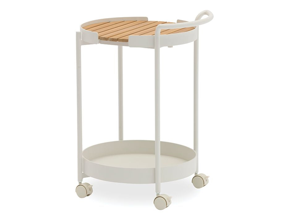 Fino Outdoor Bar Cart - White