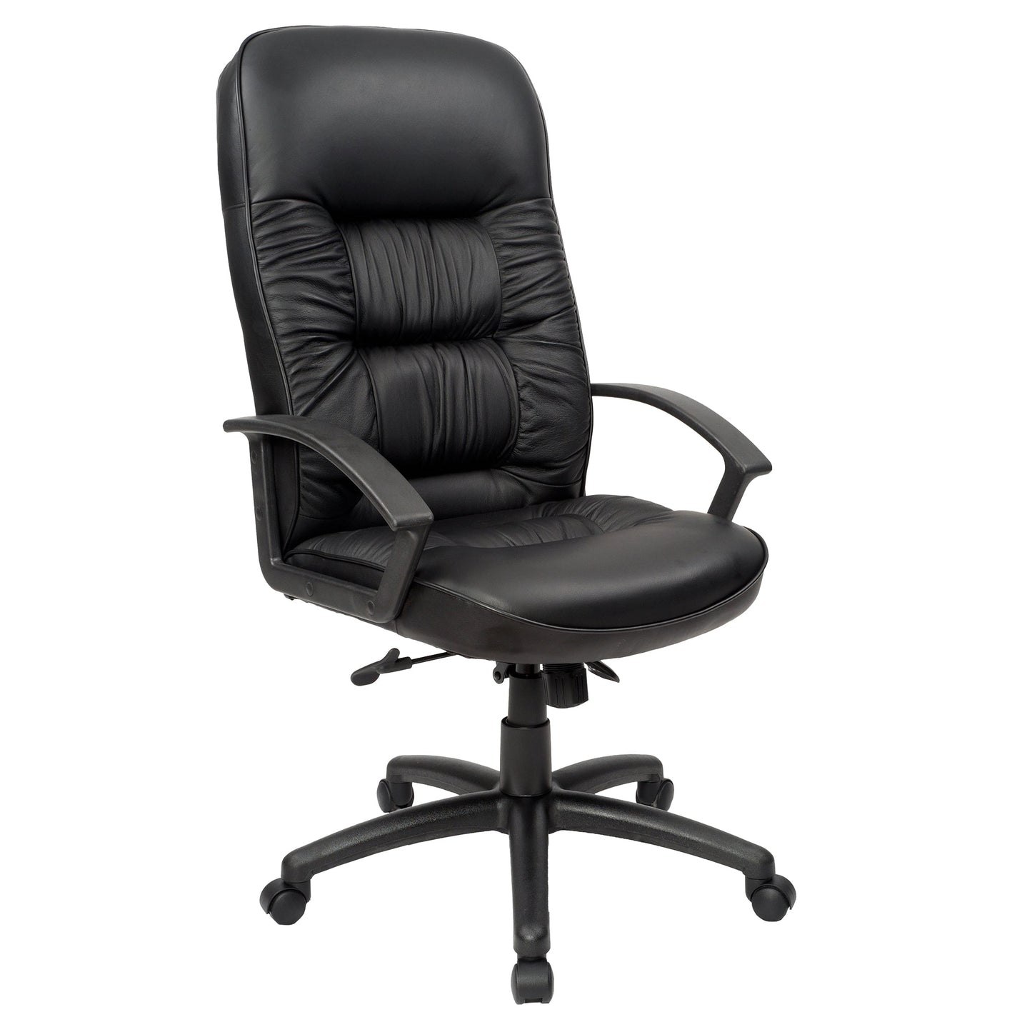 Commander High Back Executive Office Chair with Arms - Black