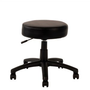 Utility Office Stool - Black