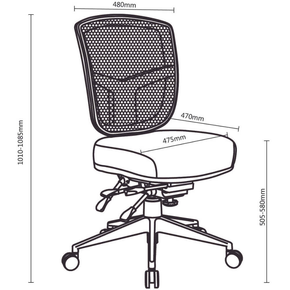 Miami Office Chair - Black
