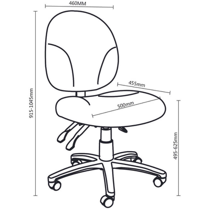 Lincoln Task Chair - Black