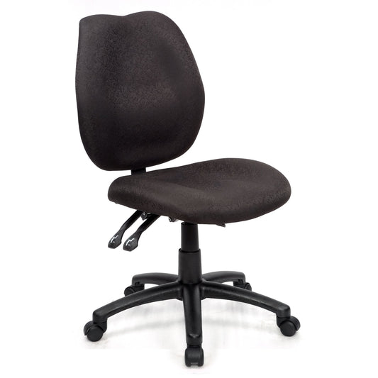 Sabina Ergonomic Fabric Office Chair - Black