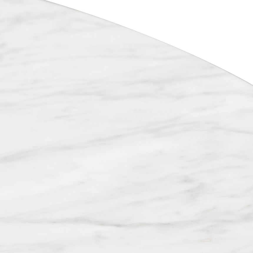 1.5m Round Marble Dining Table - Black