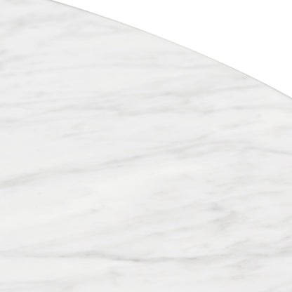 1.5m Round Marble Dining Table - Black