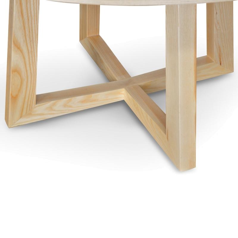 Zodiac 1.5m Round Wooden Dining Table - Natural
